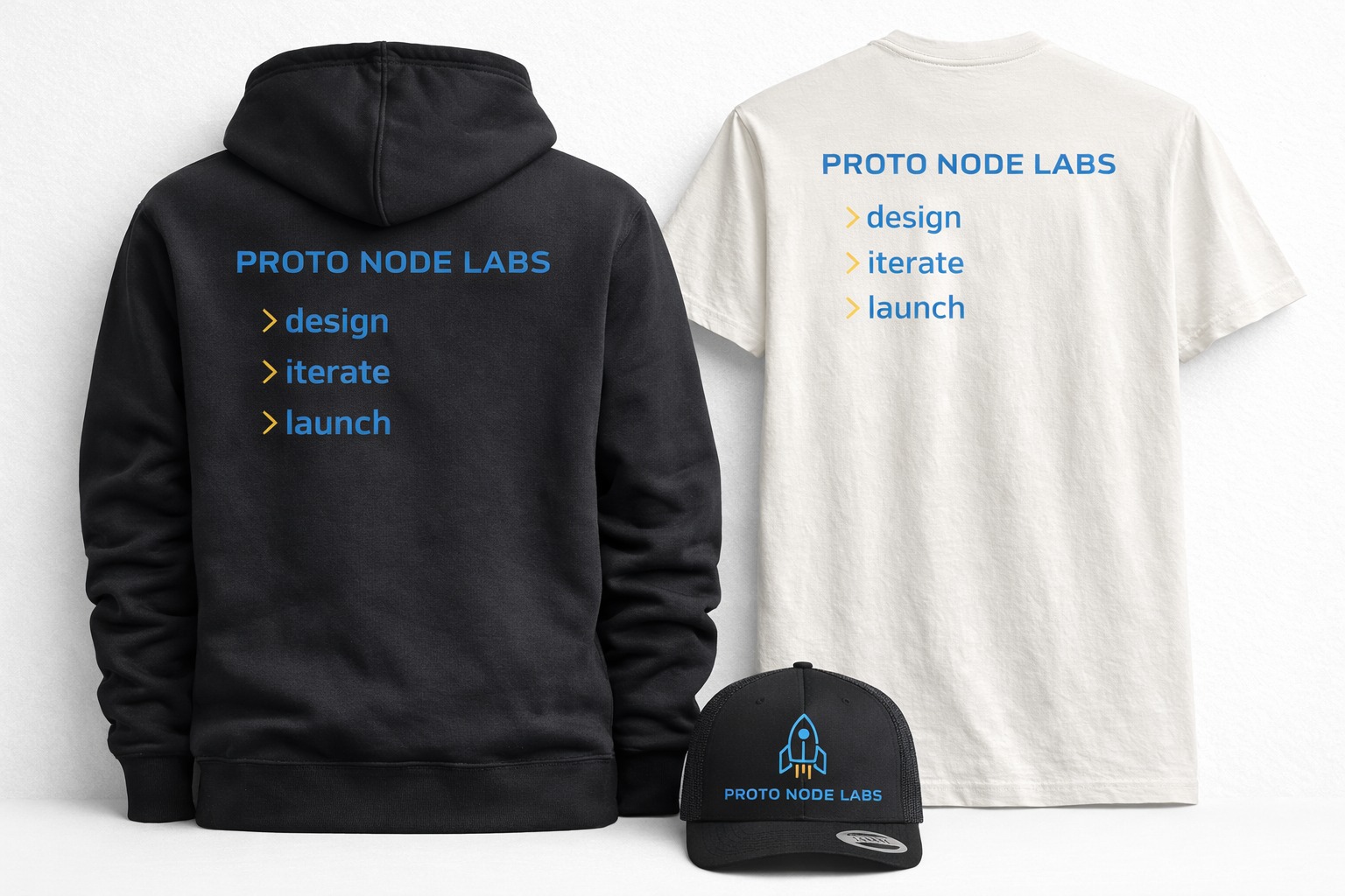 Proto Node Labs tee merch preview